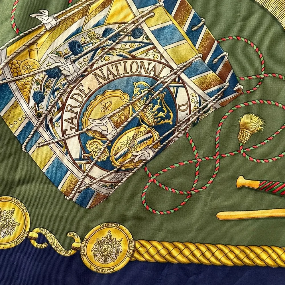 Hermes scarf les Tambours - Picture 6 of 15